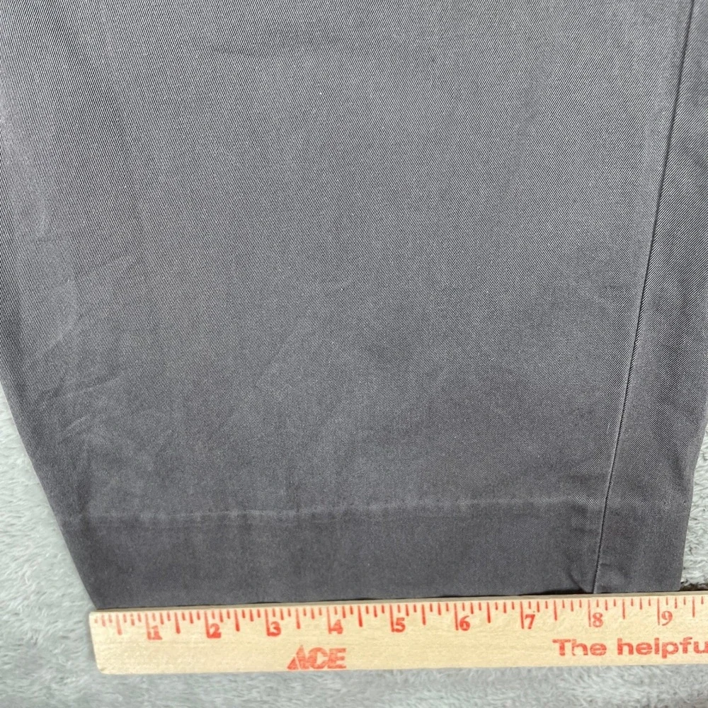 Banana Republic Chino Pants Mens 35x30 Gray Modern Fit Cotton Casual Trousers